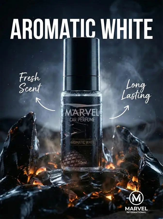 Marvel Aromatic White premium car perfume