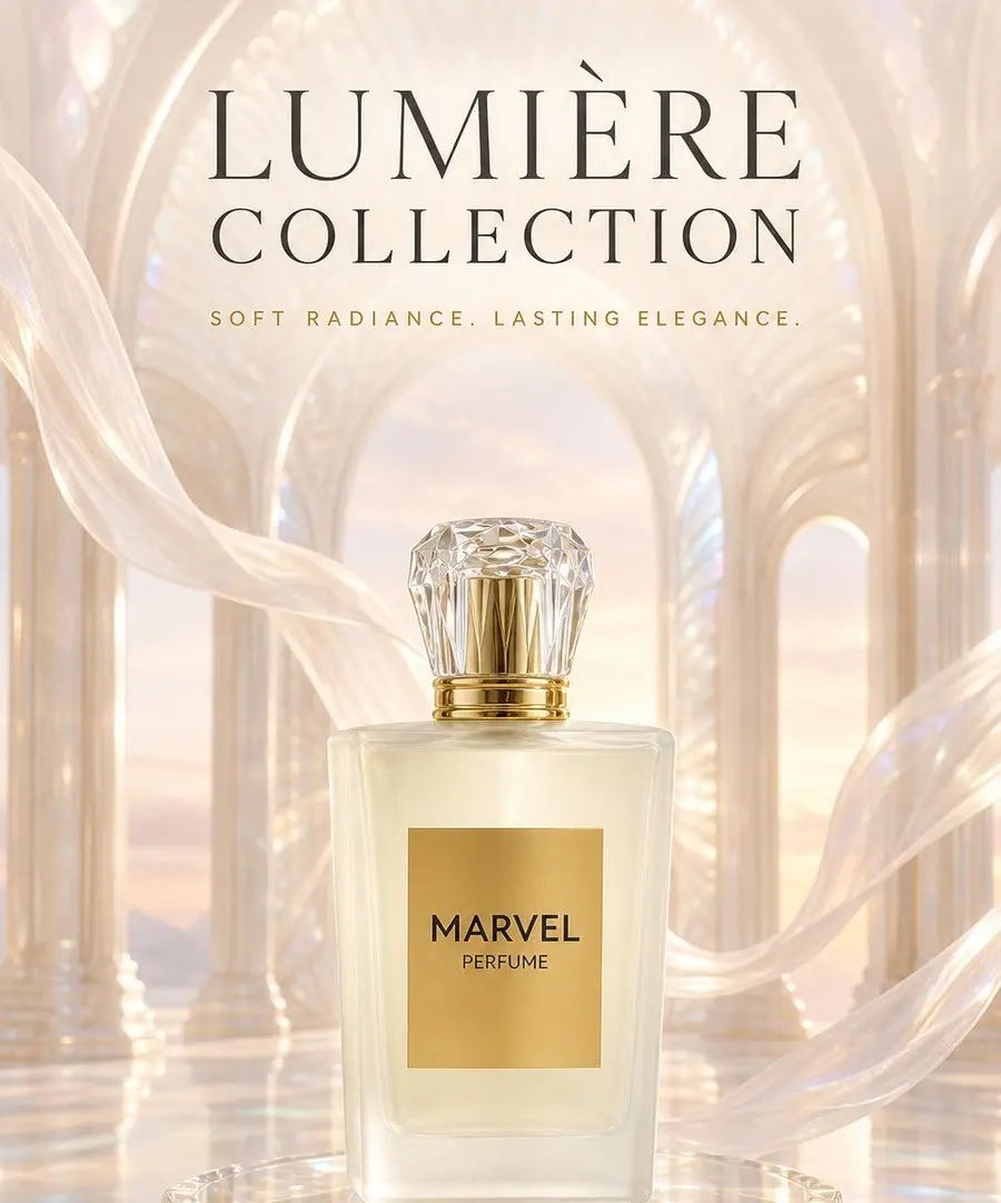 Marvel Perfume Lumiere Collection presentation